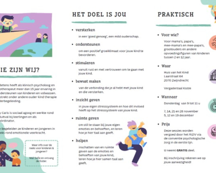 Info groepsessies opvoedingsvaardigheden
